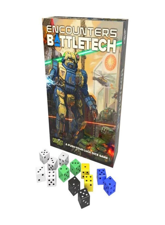 كاتاليست جيم لابس لعبة Battletech Encounters من إنتاج Catalyst Game Labs، لعبة لوحية من نوع RPG، مناسبة للاعب واحد أو أكثر، وللأعمار من 14 عامًا فما فوق. - Image 1